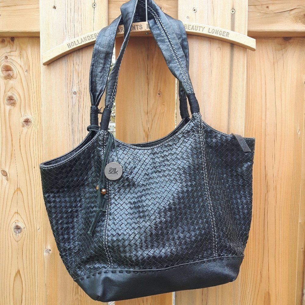 STUNNING the Sak woven leather Hobo shoulder bag